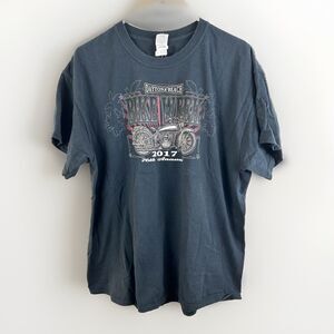 Bike Week Daytona Beach 2017 Black T-Shirt Men's Sz XL